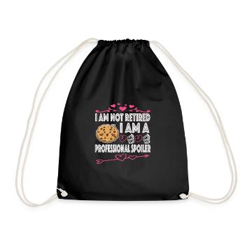 Idée cadeau grand-mère grand-mère - Sac de sport léger - noir - Devant