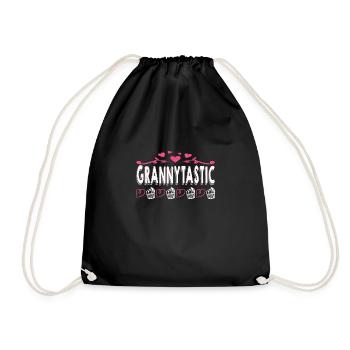 Grandma Omi Grandmother Gift Idea - Drawstring Bag - black - Front