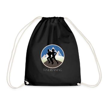 Trail Runner Running Jogging Jogger I Gift - Sac de sport léger - noir - Devant