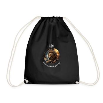Leo Zodiac Sign Leo Astronomy - Drawstring Bag - black - Front