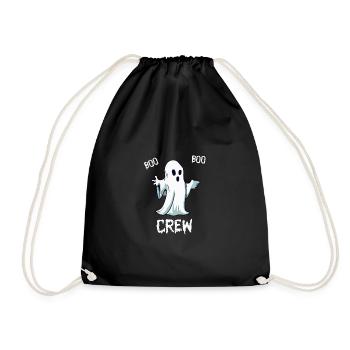 Boo Boo Crew – Geisterbrigade Halloween - Turnbeutel - Schwarz - Vorne