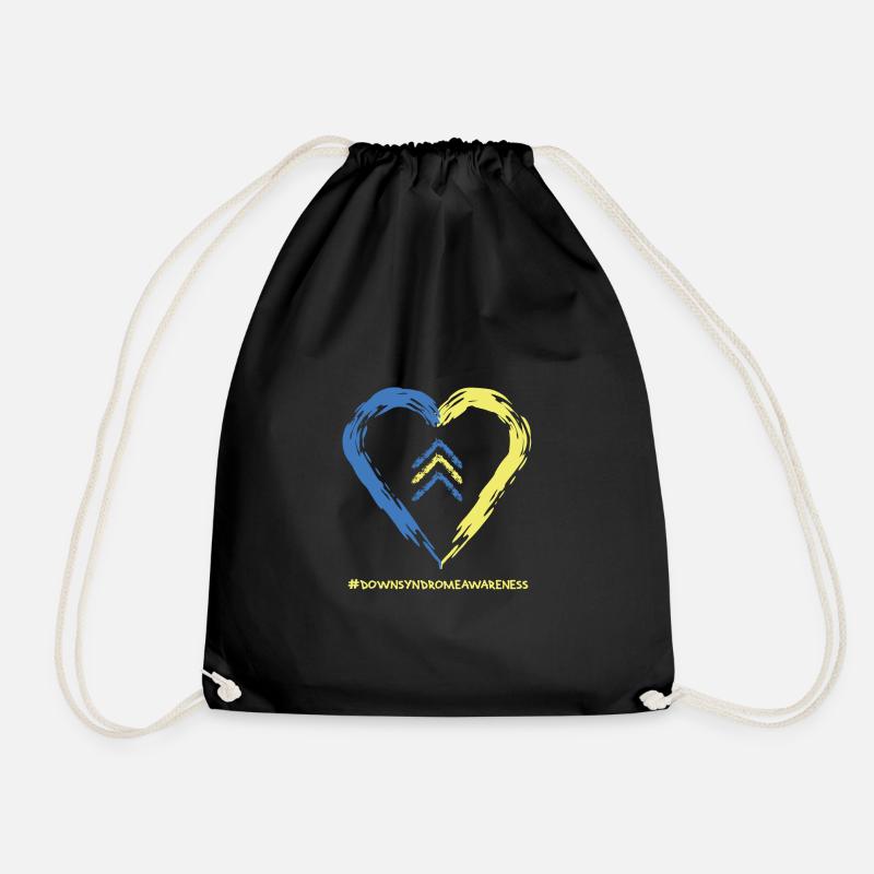 World Down Syndrome Awareness Day - Turnbeutel - Schwarz