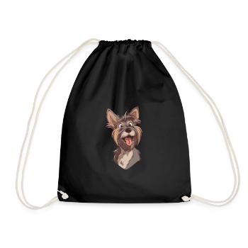 Berger De Picardie | französischer Schäferhund - Turnbeutel - Schwarz - Vorne