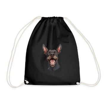 Thai Ridgeback | Cartoon Artwork - Turnbeutel - Schwarz - Vorne