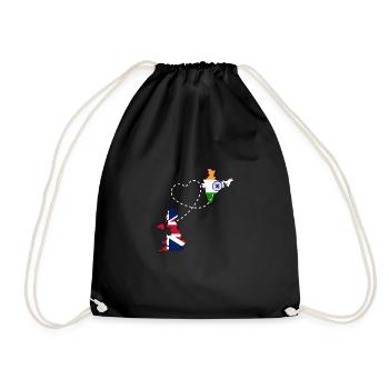 Inde Inde Hindu Pride Drapeau Pays I Cadeau - Sac de sport léger - noir - Devant