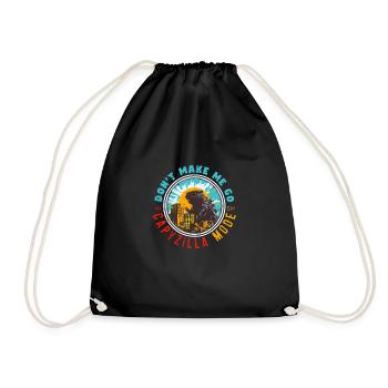 Ne me faites pas passer en mode Capyzilla - Capybara Meme - Sac de sport léger - noir - Devant