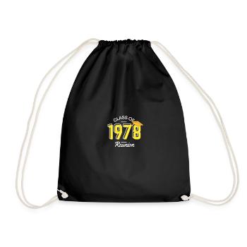 Class of 1978 Reunion - Turnbeutel - Schwarz - Vorne