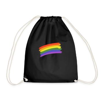 LGBTQ - Turnbeutel - Schwarz - Vorne