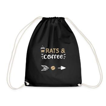 Rats & Coffee - Coffee - Turnbeutel - Schwarz - Vorne