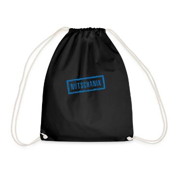Nütschanix - Drawstring Bag - black - Front