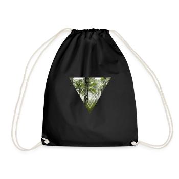 Magic Palm Forest - Drawstring Bag - black - Front