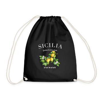 Vacances Sicile Camping Sicilia - Sac de sport léger - noir - Devant