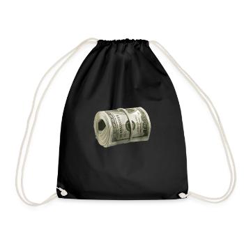 Doller Rolle T-shirt - Turnbeutel - Schwarz - Vorne