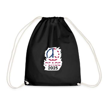 Philosophie de la paix américaine 2025 - Sac de sport léger - noir - Devant