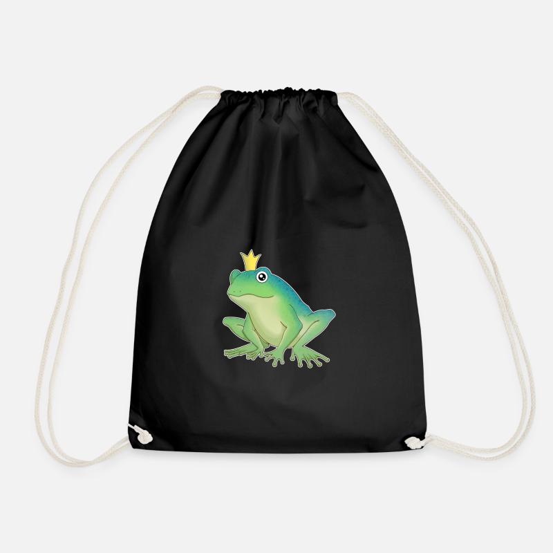 Froschkönig - Turnbeutel - Schwarz