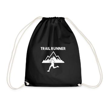 Trail Runner Running Jogging Jogger I Gift - Sac de sport léger - noir - Devant