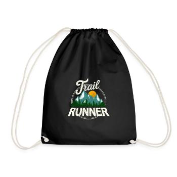 Trail Runner Running Jogging Jogger I Gift - Sac de sport léger - noir - Devant