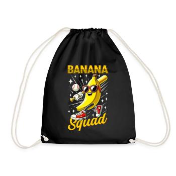 Retro Banana Novelty Men Women Kids Funny Banana - Sac de sport léger - noir - Devant