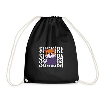Shiba Inu Chien Sushi Japon Akita I Cadeau - Sac de sport léger - noir - Devant