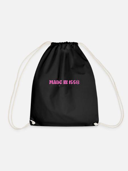 Made in 1998 - Perfection since day 1 - Drawstring Bag - black