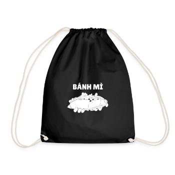 Vietnam Viet Banh Mi Brot Vietnamese I Geschenk - Turnbeutel - Schwarz - Vorne