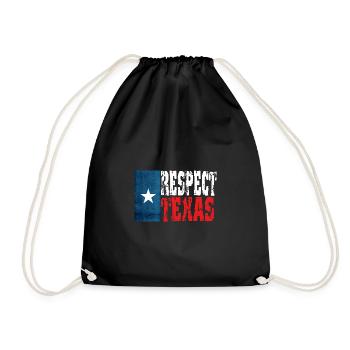 Respect Texas - Drawstring Bag - black - Front
