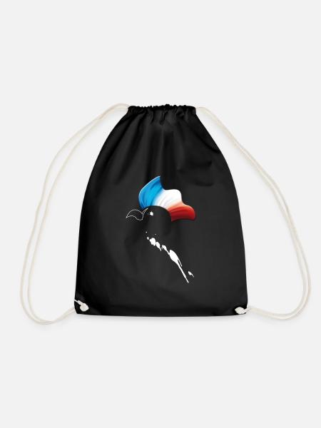 hahn - Drawstring Bag - black