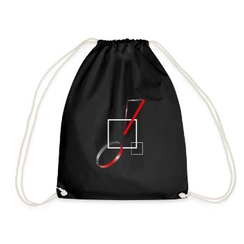 Geometry Seventy - Drawstring Bag - black - Front