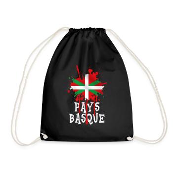 pays basque 10 - Sac de sport léger - noir - Devant