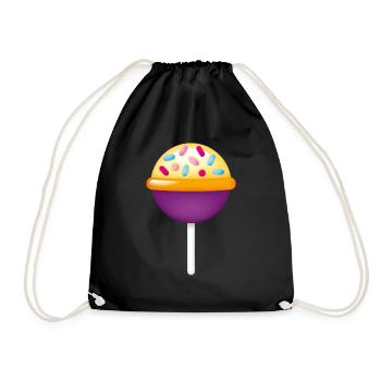 Smiley Lollipop - Sac de sport léger - noir - Devant