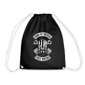 Sons of Breizh free bikers - Sac de sport léger - noir - Devant