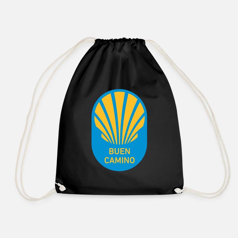 Scallop Buen - Danny Alexander Lettkemann - Drawstring Bag - black