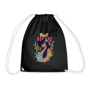 Best Mom Infant Baby - Drawstring Bag - black - Front