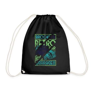 Retro Classic Garage - Sac de sport léger - noir - Devant