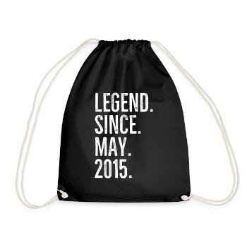 Légende depuis mai 2015 - Sac de sport léger - noir - Devant