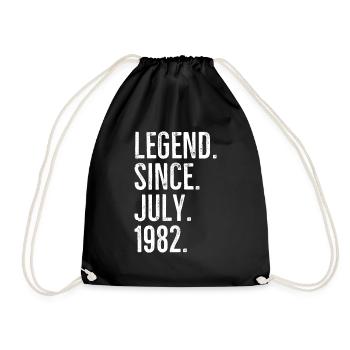 Légende depuis juillet 1982 - Sac de sport léger - noir - Devant