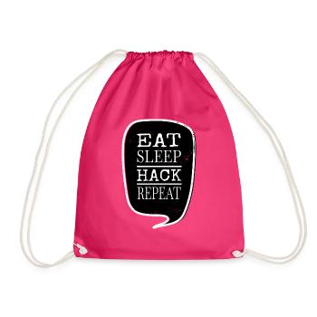 vêtements d’électricien appareils cadeaux heureux - Sac de sport léger - fuchsia - Devant