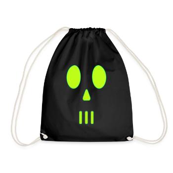 Hacking hackers hacker computer malware esport trojan - Drawstring Bag - black - Front