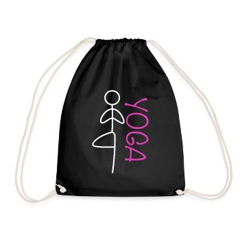 Tenue de yoga - Sac de sport léger - noir - Devant