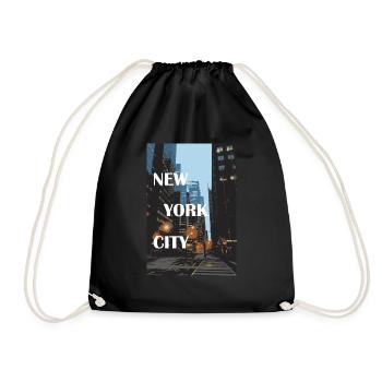 Ville de New York - Sac de sport léger - noir - Devant
