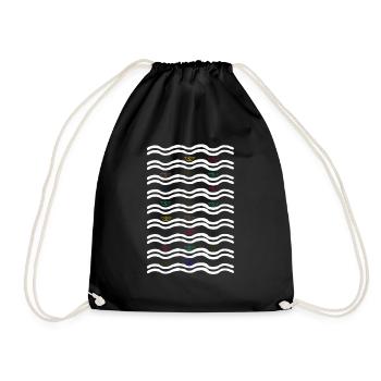 Sea Ship Personalized Gift Ideas Ships - Drawstring Bag - black - Front