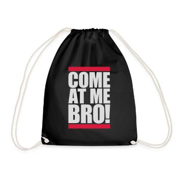 Viens à moi bro - Sac de sport léger - noir - Devant