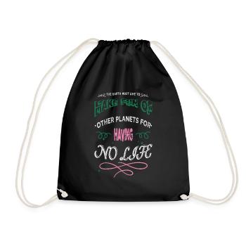 Christmas Celestial Birthday Gift Astrophysics - Drawstring Bag - black - Front