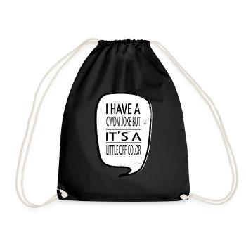 birthday geek hacking coding quote - Turnbeutel - Schwarz - Vorne
