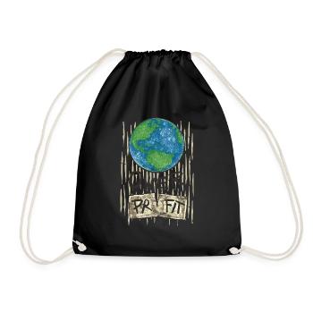 Activism of Planet Earth - Drawstring Bag - black - Front