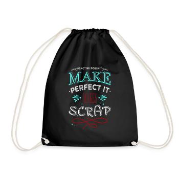 Statement Men A Carpenters Prayer Tshirts - Drawstring Bag - black - Front