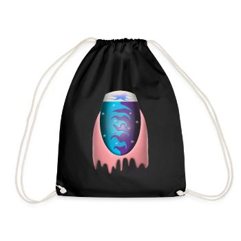 Finger Nail Design Fashion for Girls and Women - Drawstring Bag - black - Front