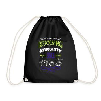 anniversaire cadeau idée rédacteur humour cadeau fun - Sac de sport léger - noir - Devant