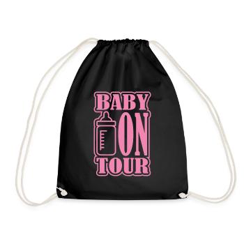 Bébé en tournée - Sac de sport léger - noir - Devant