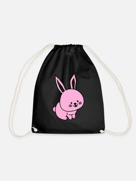 hase - Turnbeutel - Schwarz